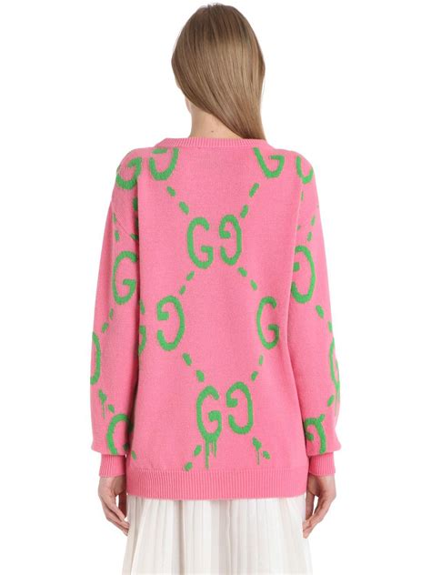 gucci colorful sweater|Gucci sweater for women.